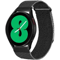 IMoshion Bracelet magnétique milanais - Connexion universelle 20 mm - Taille S - Noir