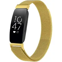 IMoshion Bracelet magnétique milanais pour le Fitbit Inspire - Taille M - Dorée