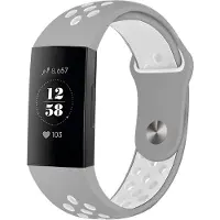IMoshion Pr2198 Fitbit Charge 3 / 4 - Grey & White