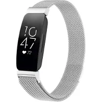 IMoshion Bracelet magnétique milanais Fitbit Inspire - Taille S - Argent