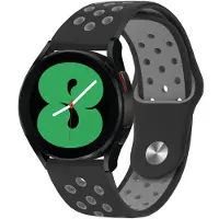 IMoshion Bracelet sport en silicone pour Samsung Galaxy Watch 7 (40/44mm) - Black / Grey