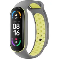 IMoshion Pr2202 Xiaomi Mi Band 5 / 6 - Grey & Lime