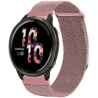 IMoshion Bracelet magnétique milanais - Connexion universelle 22 mm - Taille S - Rose
