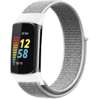 IMoshion Bracelet en nylon Fitbit Charge 5 - Taille L - Gris clair