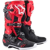 Alpinestars Tech 10 Bottes de motocross Rouge/Noir 11 hommes