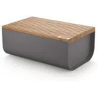Alessi Mattina Bread Box,Bread Bin Dg (Art.-Nr. BG03 DG, EAN 8003299469772)