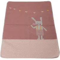 David Fussenegger Couverture Bébé David Fussenegger Juwel Bunny Rabbit Rouge-90 x 70 cm