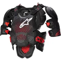 Alpinestars A-10 V2 Full Chest Protector Anthracite Black Red Taille XL-XXL