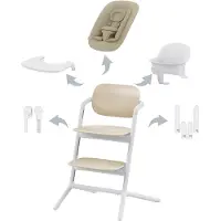Cybex Lemo2 4 In 1 Home Highchair Argenté Enfants