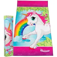 Unicorn Robe Licorne avec lumières LED (120 x 72 cm)