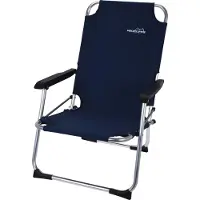 Koopmans Chaise de camping - Redcliffs - 60 x 44 x 55 cm - bleu foncé