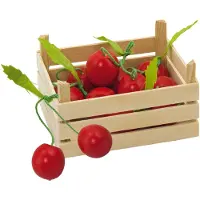 Goki Kirschen in Obstkiste