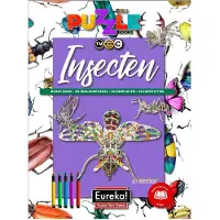 Eureka Livre de puzzles 3D Eureka Livre de coloriage et de puzzles - Insectes