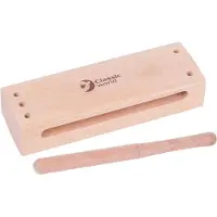 Classic World Holzblocktrommel mit Schlägel