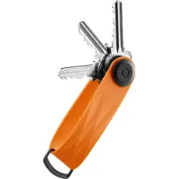 OrbitKey Organisateur de clés - ACTIVE KEY ORGANISER LITE - Orange - Empêche le tintinnement - TPU durable