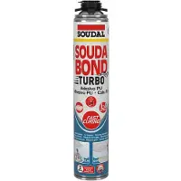 Soudal Mousse SoudaBond Turbo Polyuréthane Pistolet 750 ml