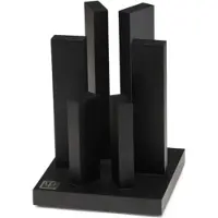 Yaxell Tower 39070 bloc à couteaux magnétique pour 6 couteaux, noir