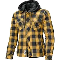 Held Veste de moto en textile Lumberjack II, noir/vert, 2XL