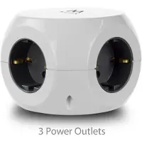 Ewent Multiprise Avec 3 Ports USB-A 1,5 m Blanc