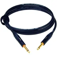Klotz LA-grange Câble Instr. Noir 3M Jack Mono - Jack Mono Conta En Or