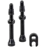 Hutchinson Valves Presta Tubeless 2 unités Noir 44 mm Noir 44 mm