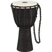 Meinl Headliner Rope Tuned Wood Djembe Black River Small