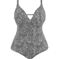 Elomi Femmes, Maillot de bain, Pebble Cove Non Wired Swimsuit Dames Badpak - Maat 80I (EU), Noir, (80)