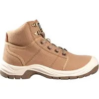 Safety Jogger Bottes de sécurité S1P DESERT, tige en toile, beige, taille 43