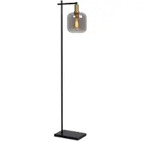 Lucide JOANET - Lampadaire - 1xE27 - Fumé
