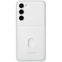Samsung Coque avec cadran renforcé pour Samsung Galaxy S23+ 5G Blanc