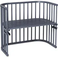 Babybay Babybettchen Babybay Maxi Grau Lackiert