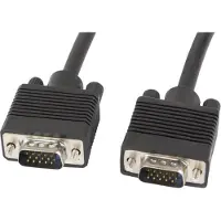 Lanberg CA-VGAC-10CC-0030-B câble VGA 3 m VGA (D-Sub) Noir