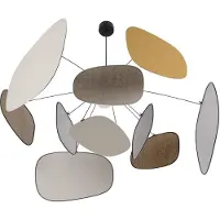 Market Set Screen 70's Pendant Lamp X-Large | Linen