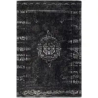 Nordal A/s Grand Tapis Tissé | Gris Foncé/noir | 8274