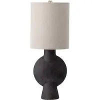 Bloomingville Lampe de table terre cuite - marron