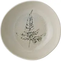 Bloomingville Assiette creuse Bea naturel - set de 6 pièces Ø21xH6 cm