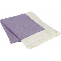 Broste Copenhagen Plaid Mona violet - 130x180cm