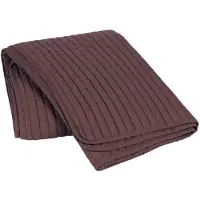 Broste Copenhagen Plaid Sena aubergine - 130x180cm