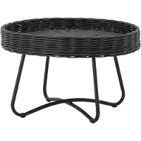 Bloomingville Hattie Coffee Table | Noir | Rotin | 82047292