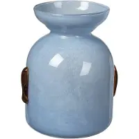 Broste Copenhagen Vase Vera bleu Ø21cm