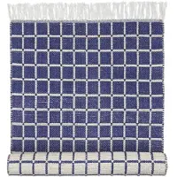 Broste Copenhagen Tapis Henny bleu 70x140cm