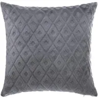 Atmosphera Coussin gris foncé 40 x 40 cm (40 x 40 cm)
