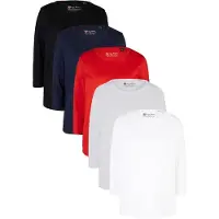 Bonprix Lot de 5 T-shirts manches 3/4