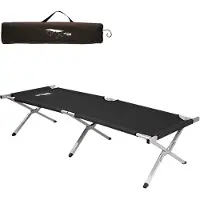 Aktive 190x64 Cm Camping Bed Noir