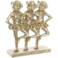 DKD Home Decor figurine décorative fz-91957 23 x 9,5 x 24 cm doré résine colonial singe