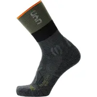 UYN Chaussettes de sport gris / gris clair / orange / noir