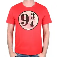 COTTON DIVISION Harry Potter - T-Shirt Logo Grunge 9 3/4 (L)