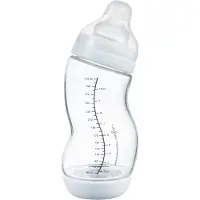 Difrax Biberon-S Blanc Verre 310 ml Bouteilles