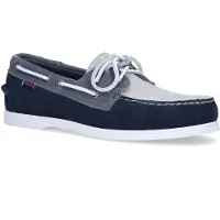 Sebago Chaussures Bateau Sebago Men Docksides Portland Jib Navy Dark Grey Mid Grey-Taille 41