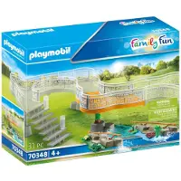 Playmobil , Set d'extension zoo d'aventure, Family Fun, 70348